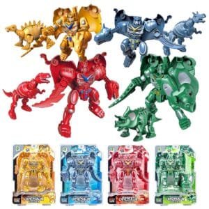 Robot-Δεινόσαυρος 2 σε 1 σε Καρτέλα 19x26x6cm ToyMarkt 913565 - (1ΤΕΜ) - (71-3545)