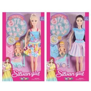 Κούκλα 29cm, Μωράκι & Μίνι Όχημα 20x32x5cm ToyMarkt 922101 - (1ΤΕΜ) - (72-2081)