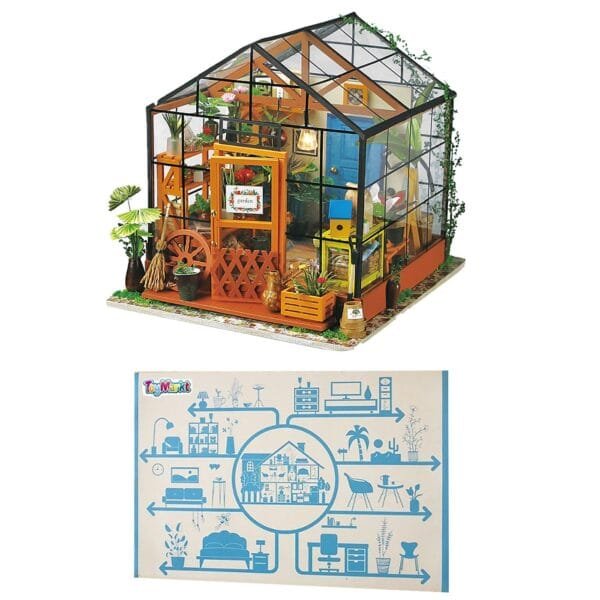 Σπιτάκι Θερμοκήπιο Μπαταρίας 32x21x5cm ToyMarkt 971120 - (1ΤΕΜ) - (77-1100)
