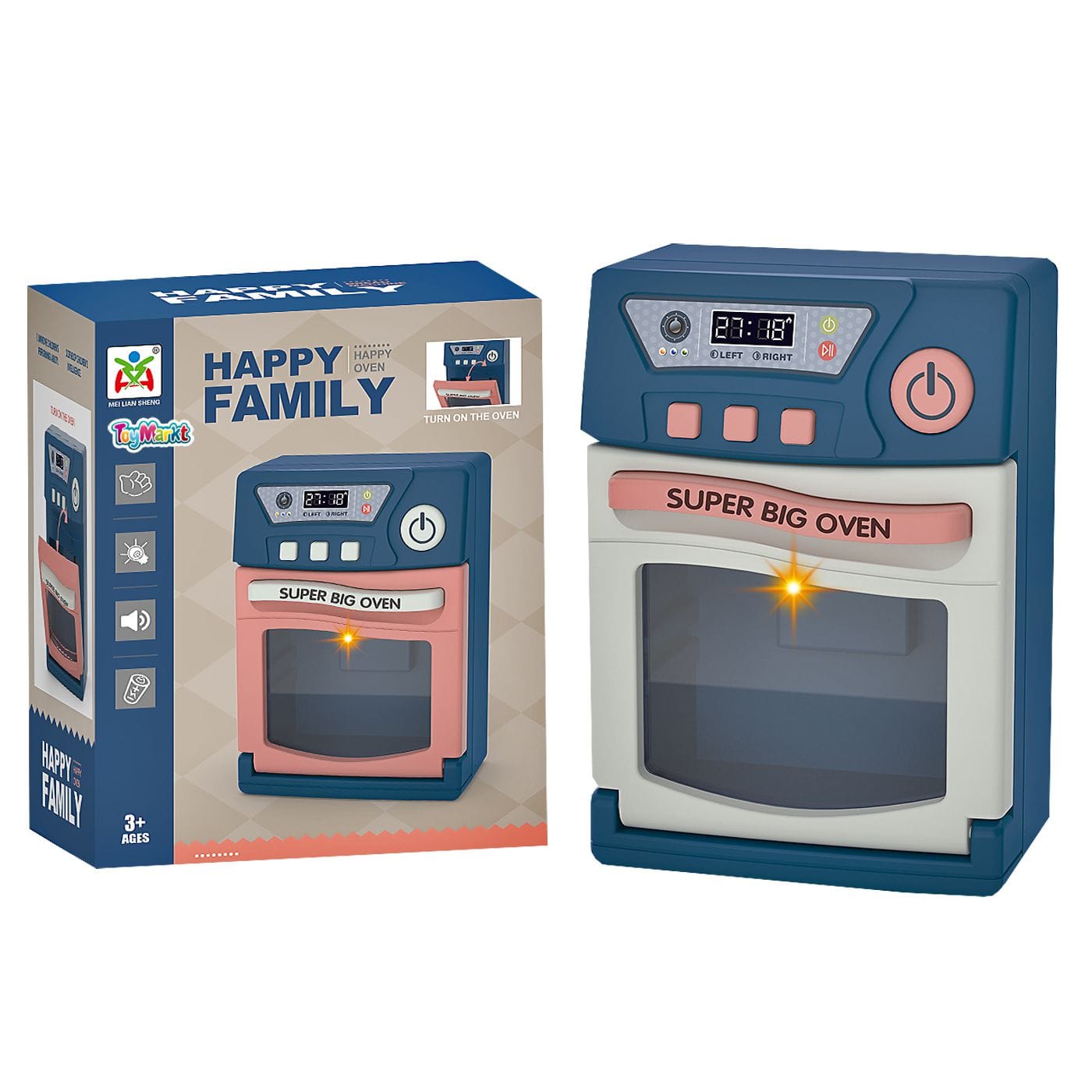 Ηλεκτρικός Φούρνος Μπαταρίας 14x17x10cm ToyMarkt 971161 - (1ΤΕΜ) - (77-1141)