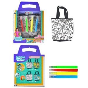 Τσαντάκι με σετ Χρωματισμού 24x33x5cm ToyMarkt 971215 - (1ΤΕΜ) - (77-1195)