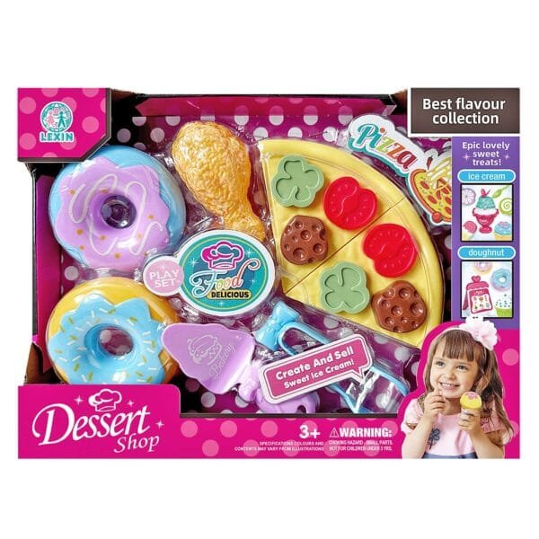 Desert Shop Πίτσα & Ντόνατς 27x20x5cm ToyMarkt 971286 - (1ΤΕΜ) - (77-1266)
