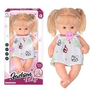 Κούκλα 25cm Πιπίλα Fashion Baby 15x28x9cm, ToyMarkt 98251 - (1ΤΕΜ) - (78-231)