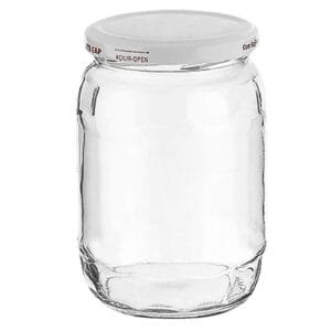Βάζο Γυάλινο 720ml 720ml 13,5x9,3cm Homie 100228 - (12ΤΕΜ) - (80-208)