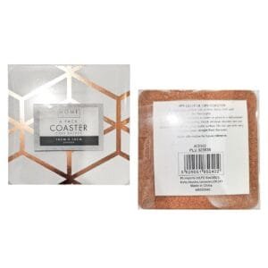 Σουβέρ Φελού σετ=4τεμ 10x10cm Homie 1002146 - (1ΣΕΤ) - (80-2126)