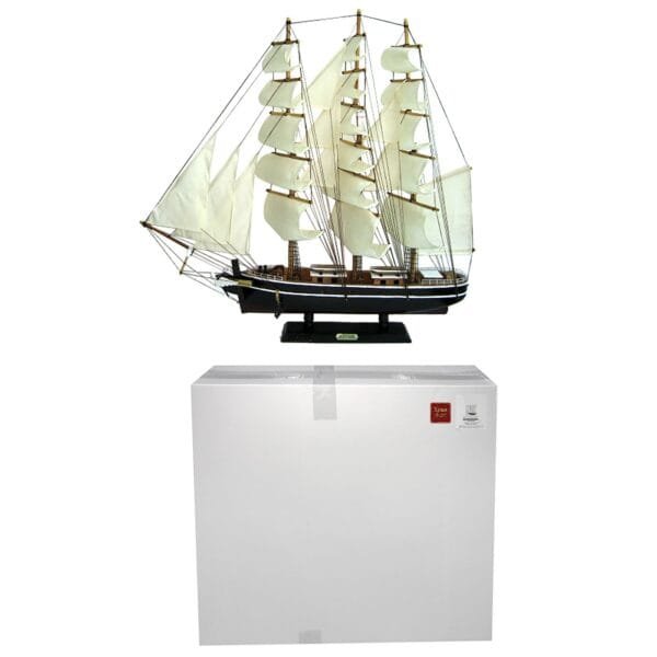 Καράβι Ξύλινο Μεγάλο 72x68x12cm Xmasfest 1131896 - (1ΤΕΜ) - (93-1876)