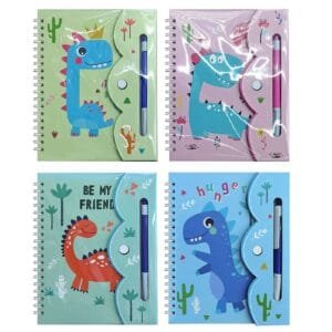 Σημειωματάριο με Στυλό Δεινόσαυρος 15x18cm JustNote 703387 - Τυχαίο-Χρώμα-Σχέδιο-Επιλογή - (1ΣΕΤ) - (50-3367)