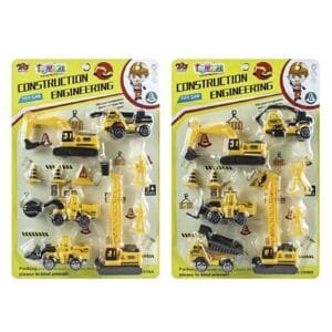 Οχήματα Pull Back Δομικά σε Καρτέλα 26x38cm ToyMarkt 901966 - Τυχαίο-Χρώμα-Σχέδιο-Επιλογή - (1ΤΕΜ) - (70-1946)