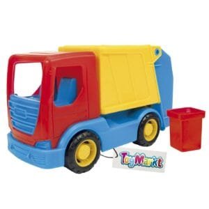Απορριματοφόρο Πλαστικό Free Wheels + Κάδος 24x15x12cm ToyMarkt 913265 - Τυχαίο-Χρώμα-Σχέδιο-Επιλογή - (1ΤΕΜ) - (71-3245)