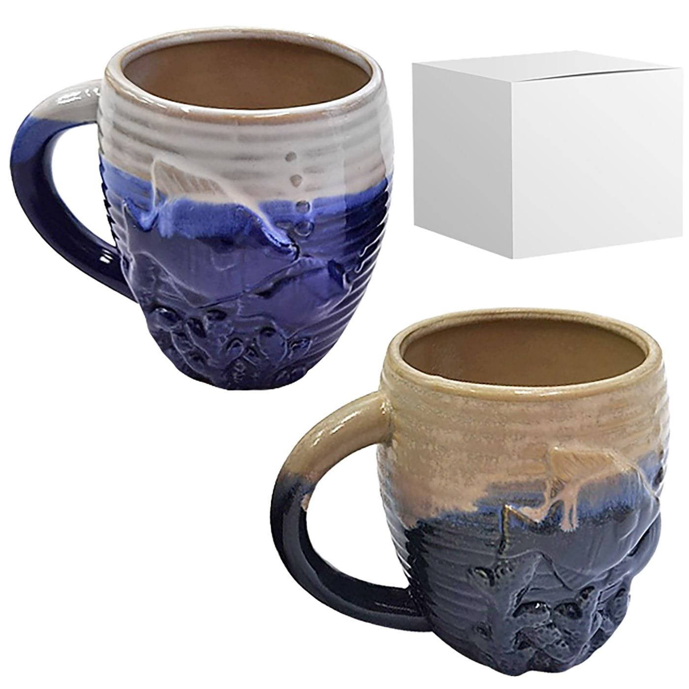 Κούπα Κεραμική για Καφέ Ψάρια 13x10cm Homie 1002118 - Τυχαίο-Χρώμα-Σχέδιο-Επιλογή - (1ΤΕΜ) - (80-2098)