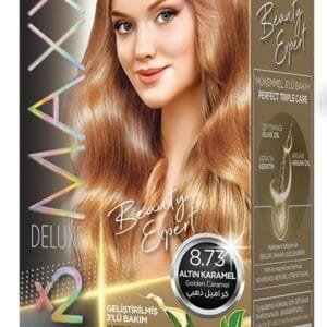 Maxx Deluxe Hair Color 8.73 GOLDEN CARAMEL