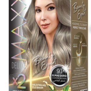 Maxx Deluxe Hair Color 9.1 DIAMOND BLONDE