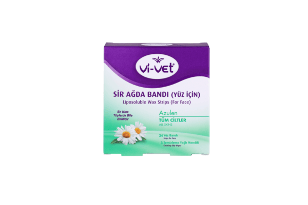 VI-VET - Ταινίες Αποτρίχωσης Προσώπου AZULEN 24 Tεμαχια