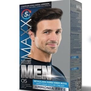 Maxx Deluxe Men Anti-Gray Hair Color 05 Light Brown 80 ml