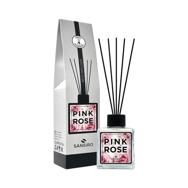 SANSIRO - Αρωματικό χώρου με sticks Pink Rose 100 ML