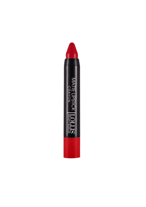 Lollis – Matte Lipstick Crayon 06 Guardsman Red 3 g