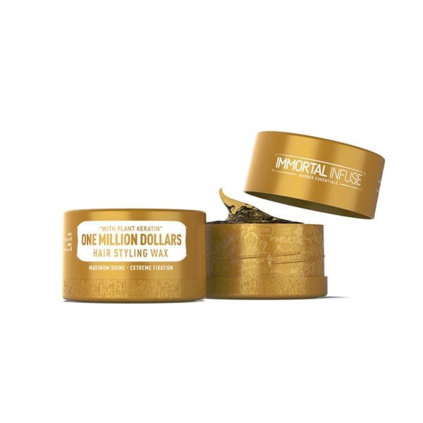 IMMORTAL INFUSE One Million Dollars Hair Styling Wax 150ml - Image 3