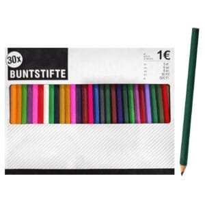 Ξυλομπογιές Σετ=30τεμ. 17,5cm JustNote 80869 - (1ΣΕΤ) - (60-849)