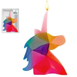 Κερί 3d Μονόκερος 24x15,5x2,5cm Bunny's 931842 - (1ΤΕΜ) - (73-1822)