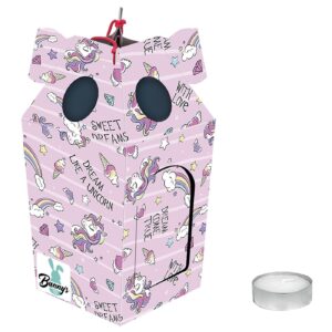 Φαναράκι με Ρεσώ Μονόκερος 21x9,5cm Bunny's 931873 - (1ΤΕΜ) - (73-1853)