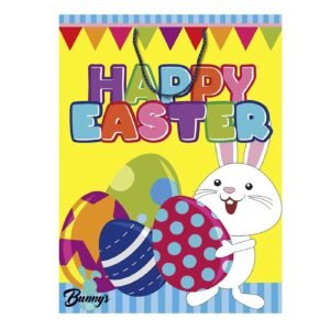 Τσάντα Δώρου Χάρτινη Πασχαλινή (45cm) 45x33x10cm Bunny's 93615 - Τυχαίο-Χρώμα-Σχέδιο-Επιλογή - (12ΤΕΜ) - (73-595)