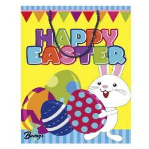 Τσάντα Δώρου Χάρτινη Πασχαλινή (33cm) 33x26x12cm Bunny's 93616 - Τυχαίο-Χρώμα-Σχέδιο-Επιλογή - (12ΤΕΜ) - (73-596)