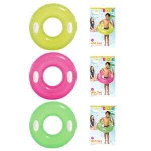 Φουσκωτή Ρόδα με Χερούλι Intex Φ76cm Intex 59258NP - Τυχαίο-Χρώμα-Σχέδιο-Επιλογή - (1ΤΕΜ) - (42-2620)
