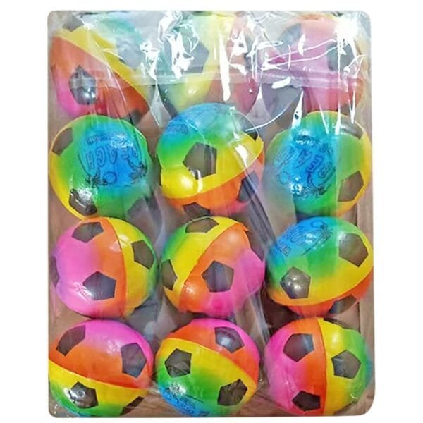 Μπαλάκι Καουτσούκ Rainbow ø10cm ToyMarkt 913582 - (6ΤΕΜ) - (71-3562)