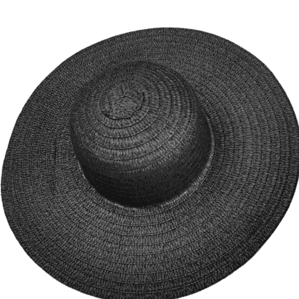 Καπέλο Ψαθόχαρτο Μαύρο ø43cm SummerTiempo 623159 - (1ΤΕΜ) - (42-3139) - Image 3