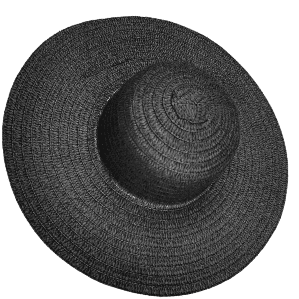 Καπέλο Ψαθόχαρτο Μαύρο ø43cm SummerTiempo 623159 - (1ΤΕΜ) - (42-3139) - Image 2