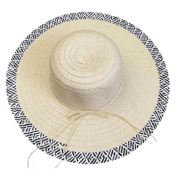 Καπέλο Ψαθόχαρτο με Δίχρωμο Περίγυρο ø40cm SummerTiempo 623158 - Τυχαίο-Χρώμα-Σχέδιο-Επιλογή - (1ΤΕΜ) - (42-3138) - Image 3