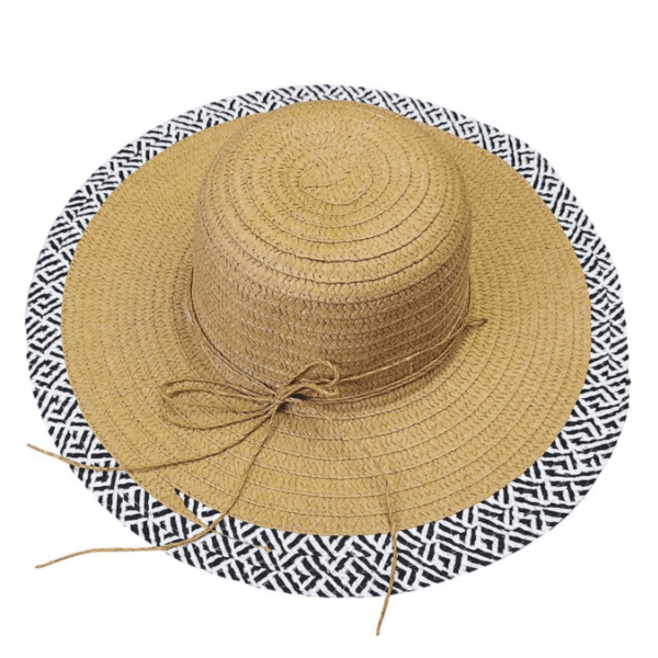 Καπέλο Ψαθόχαρτο με Δίχρωμο Περίγυρο ø40cm SummerTiempo 623158 - Τυχαίο-Χρώμα-Σχέδιο-Επιλογή - (1ΤΕΜ) - (42-3138) - Image 2