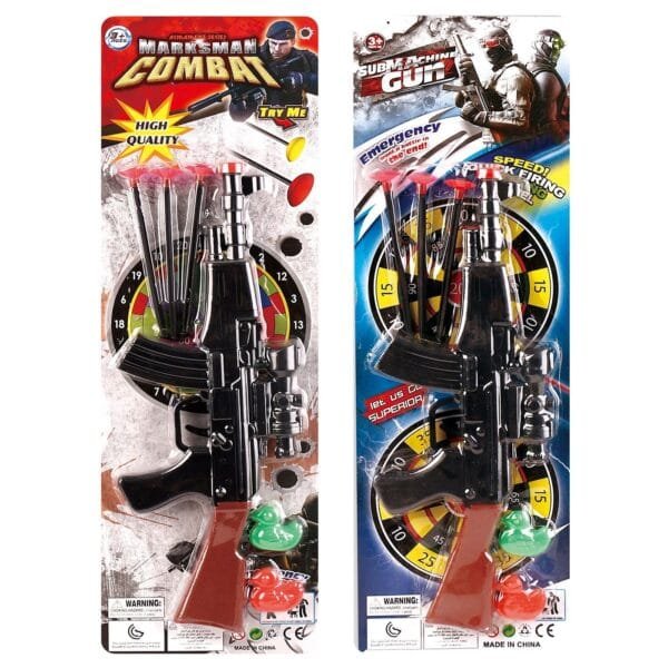 Όπλο-Πάπιες-Βελάκια σε Καρτέλα 16x49x2cm ToyMarkt 88837 - (1ΤΕΜ) - (68-817)