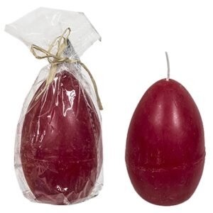 Κερί Αυγό Μεγάλο 10cm ~168gr Bunny's 931106 - (1ΤΕΜ) - (73-1086)