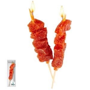 Κερί 3d Καλαμάκι Σουβλάκι 20x4x4cm Bunny's 931839 - (1ΤΕΜ) - (73-1819)