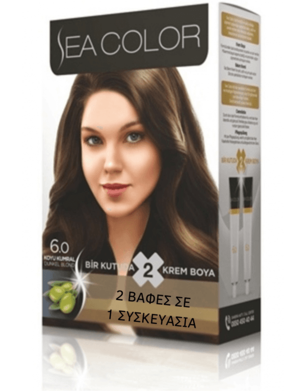 SeaColor Hair Color 6.0 DARK BLONDE