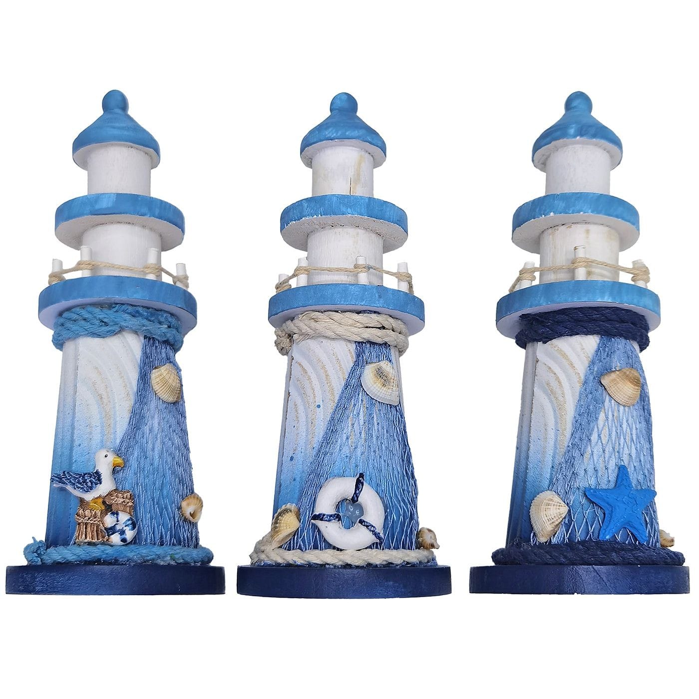 Φάρος Ξύλινος 20cm Homie 322033 - Τυχαίο-Χρώμα-Σχέδιο-Επιλογή - (4ΤΕΜ) - (12-2013)