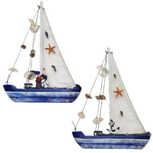 Ψαρόβαρκα Ξύλινη Μεγάλη 33x24cm SummerTiempo 623123 - (2ΤΕΜ) - (42-3103)