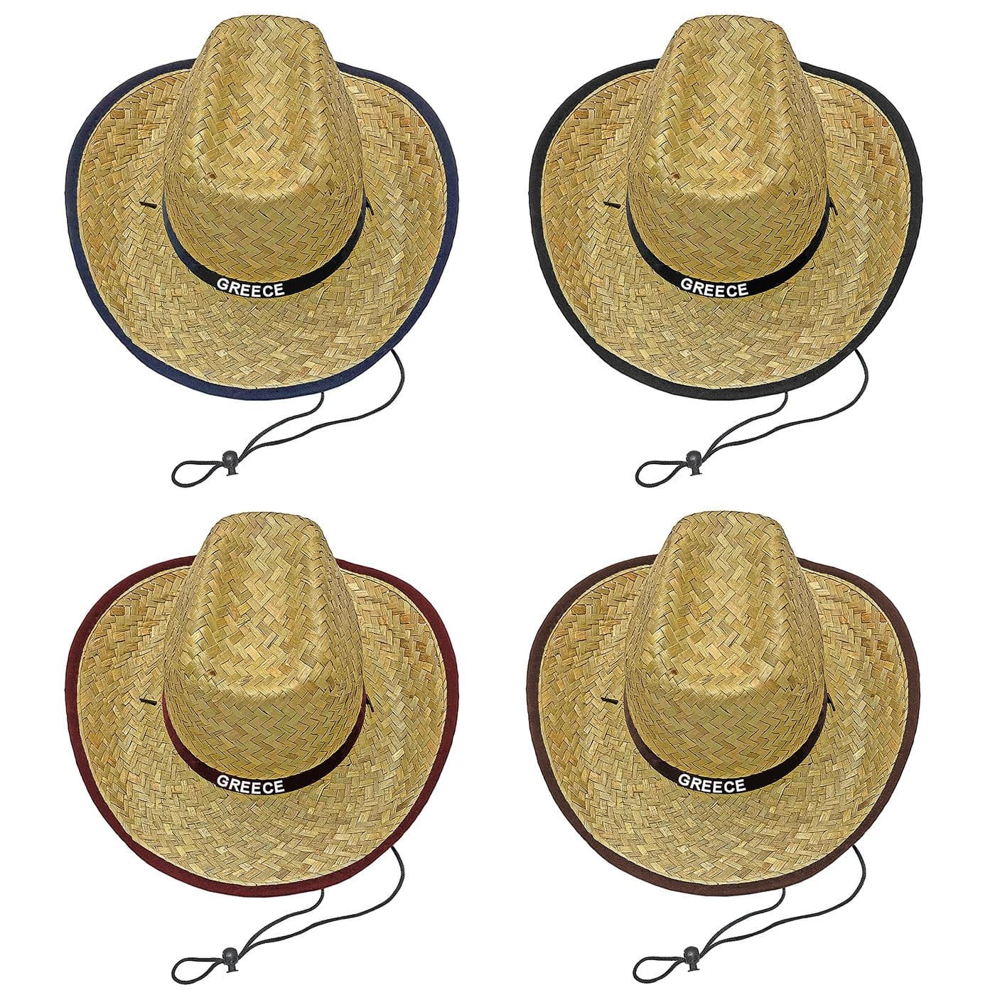 Καπέλο Ψάθινο με Κορδέλα Greece Ενηλίκων 36x14cm SummerTiempo 622765 - Τυχαίο-Χρώμα-Σχέδιο-Επιλογή - (1ΤΕΜ) - (42-2745)