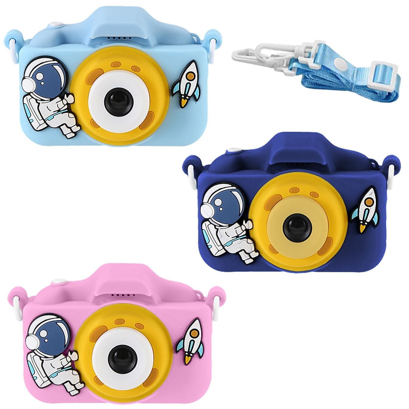 Κάμερα Ψηφιακή με Θήκη Αστροναύτη JustNote 10959 - Τυχαίο-Χρώμα-Σχέδιο-Επιλογή - (1ΤΕΜ) - (89-39)