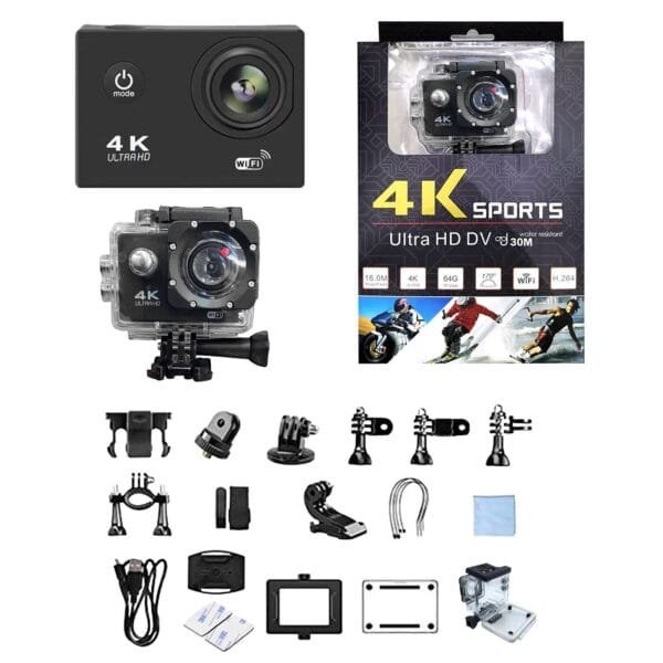 Action Camera Wifi με Θήκη JustNote 10961 - (1ΤΕΜ) - (89-41)