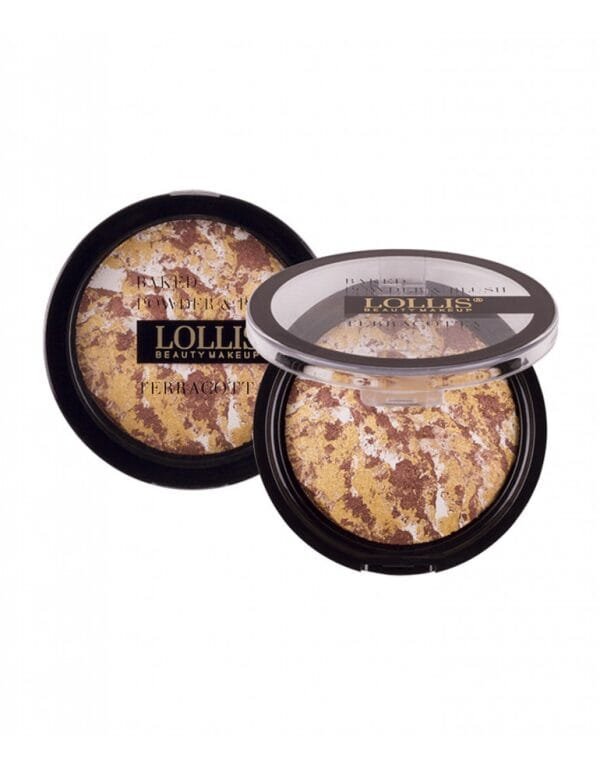 LOLLIS - TERRACOTTA BAKED POWDER & BLUSH ON 03 - Image 2