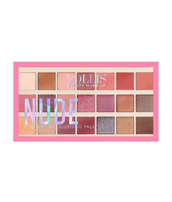 LOLLIS - NUDE EYES & CHEEKS BLUSHING PALETTE