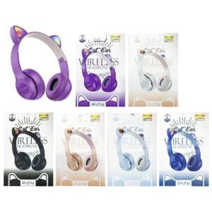 Ακουστικά Bluetooth & led με Αυτάκια Homie 108484 - Τυχαίο-Χρώμα-Σχέδιο-Επιλογή - (1ΖΕΥ) - (88-464)