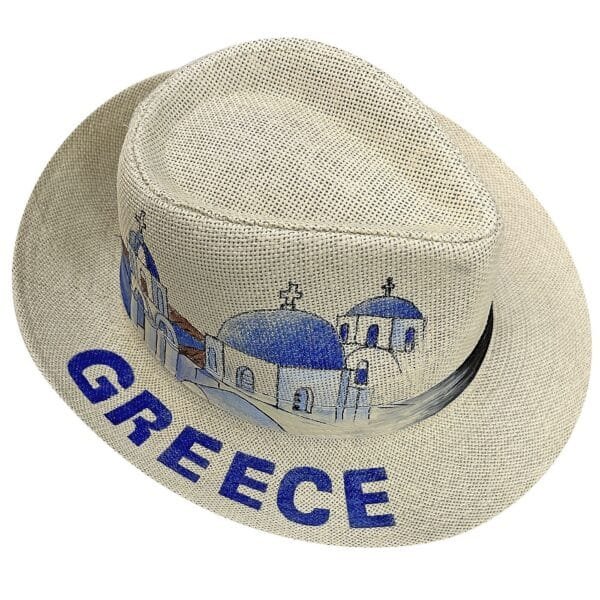 Καπέλο Ψαθόχαρτο Ελληνικό Νησί & Greece 34x30x12cm SummerTiempo 623230 - Τυχαίο-Χρώμα-Σχέδιο-Επιλογή - (1ΤΕΜ) - (42-3210)