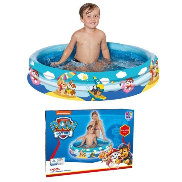 Πισίνα Φουσκωτή paw Patrol φ100cm Φ100x23cm Paw Patrol 16320 - (1ΤΕΜ) - (42-2757)