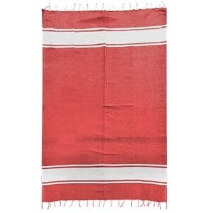 Πετσέτα Θαλάσσης Πεστεμάλ Intense ~280g 90x180cm SummerTiempo 622416 - Κόκκινο - (1ΤΕΜ) - (42-2396)