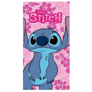 Πετσέτα Θαλάσσης Microfiber Stitch Ροζ 140x70cm Stitch LIL37-6084 - (1ΤΕΜ) - (42-3249)