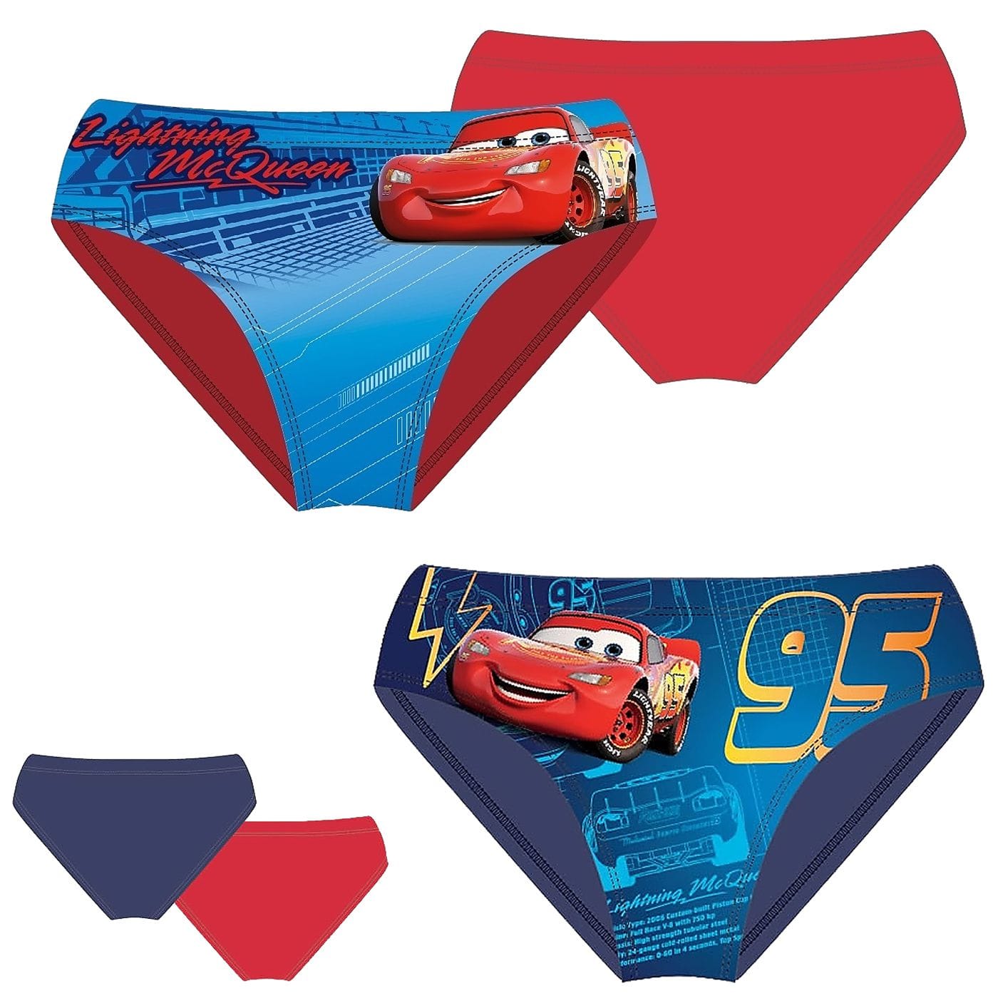Μαγιό Speedo Cars No:2-3, 3-4, 5-6 Disney CAR23-0233 CR2122-1679 - Τυχαίο-Χρώμα-Σχέδιο-Επιλογή - (6ΤΕΜ) - (42-3272)