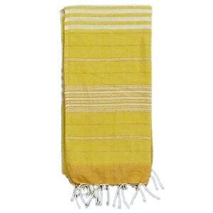 Πετσέτα Θαλάσσης Pestemal ~280g 90x180cm SummerTiempo 623190 - Κίτρινο - (1ΤΕΜ) - (42-3170)